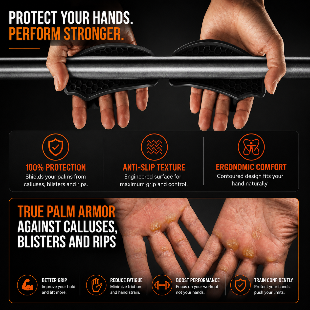 Silicone Gym Grip Pads